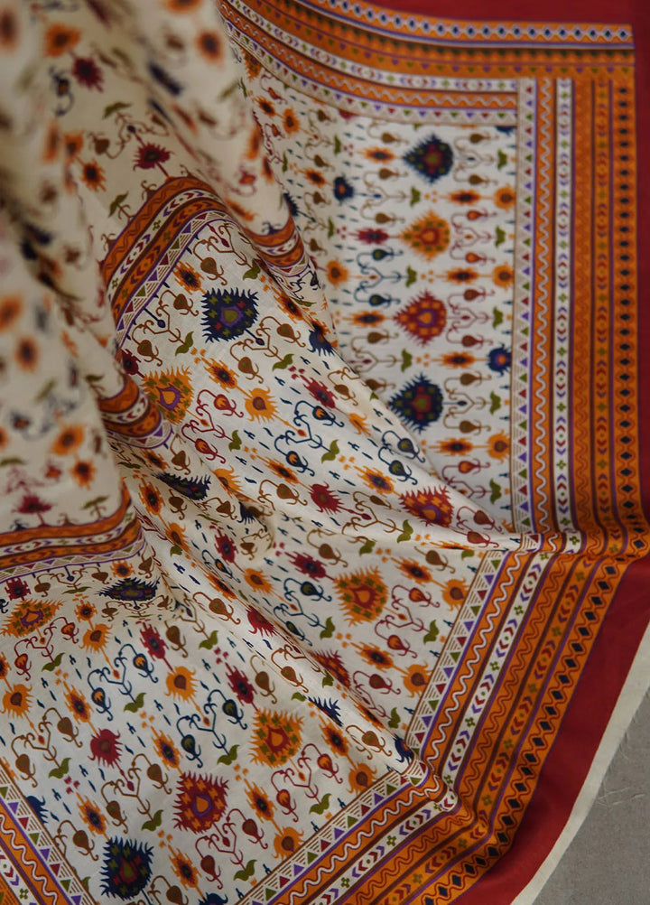 Farah n Faria By Bin Saeed Printed Lawn Suit Unstitched 3 Piece BS24F D-6 - Summer Collection