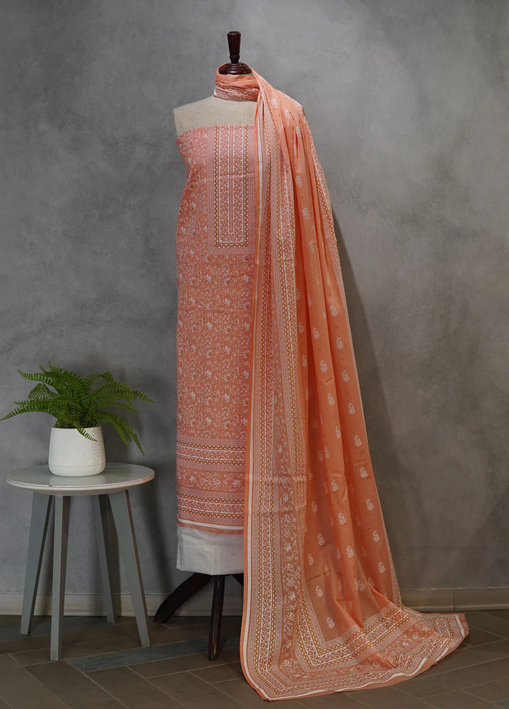 Farah n Faria By Bin Saeed Printed Lawn Suit Unstitched 3 Piece BS24F D-69A - Summer Collection