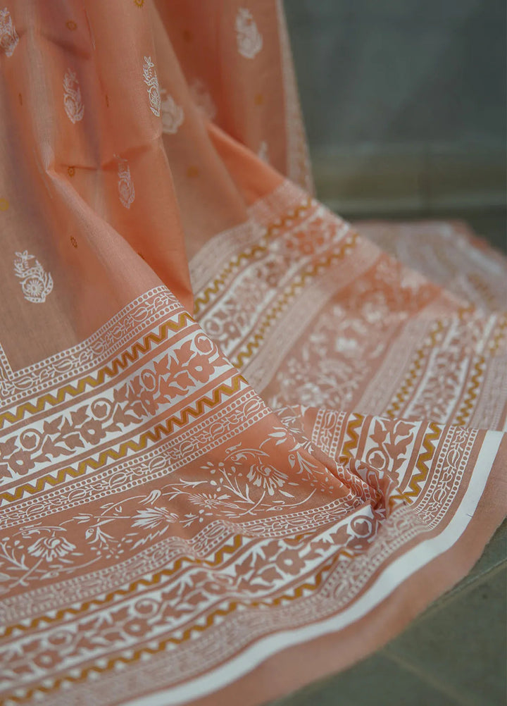 Farah n Faria By Bin Saeed Printed Lawn Suit Unstitched 3 Piece BS24F D-69A - Summer Collection