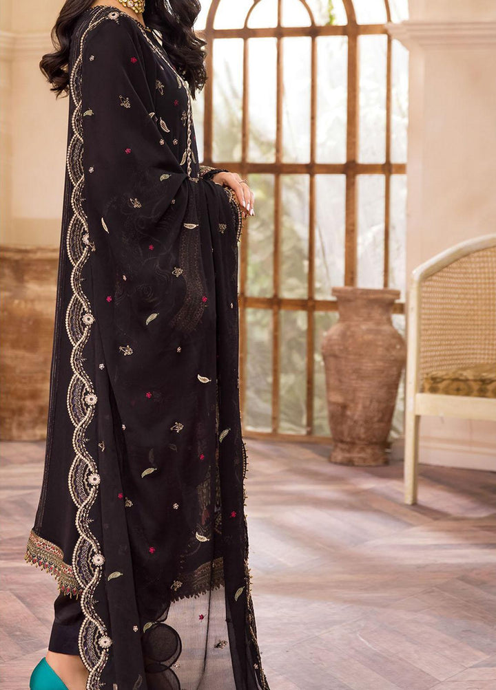 Farasha Embroidered Chiffon Suits Unstitched 3 Piece FSH22C 06 Ecstasy - Luxury Collection