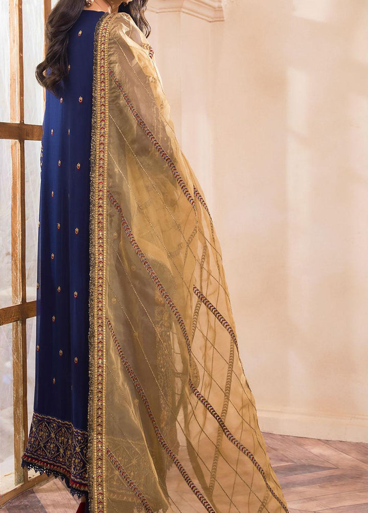 Farasha Embroidered Chiffon Suits Unstitched 3 Piece FSH22C 09 Gypsy - Luxury Collection