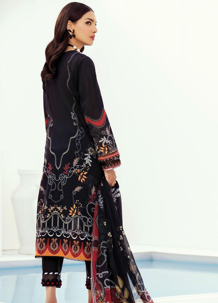 Farasha Embroidered Lawn Suits Unstitched 3 Piece FSH21L 01-AURORA EMINENCE - Summer Collection