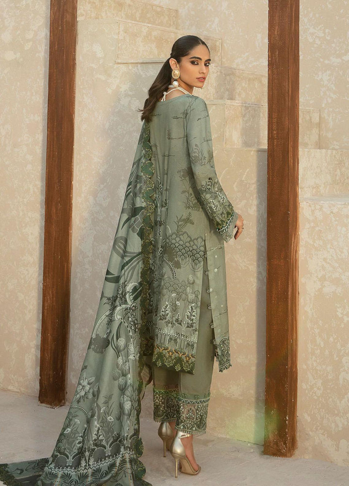 Farasha Embroidered Linen Suits Unstitched 3 Piece FSH21L 06-RIVERIA - Winter Collection