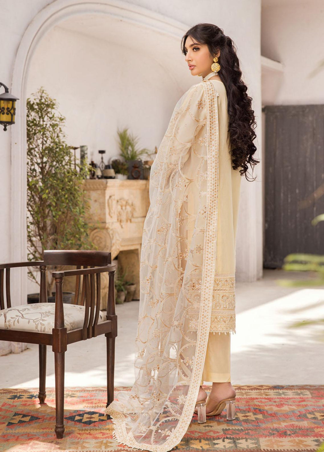 Meharma By Farasha Embroidered Lawn Suits Unstitched 3 Piece FSH22M 05 Zeenat - Festive Collection