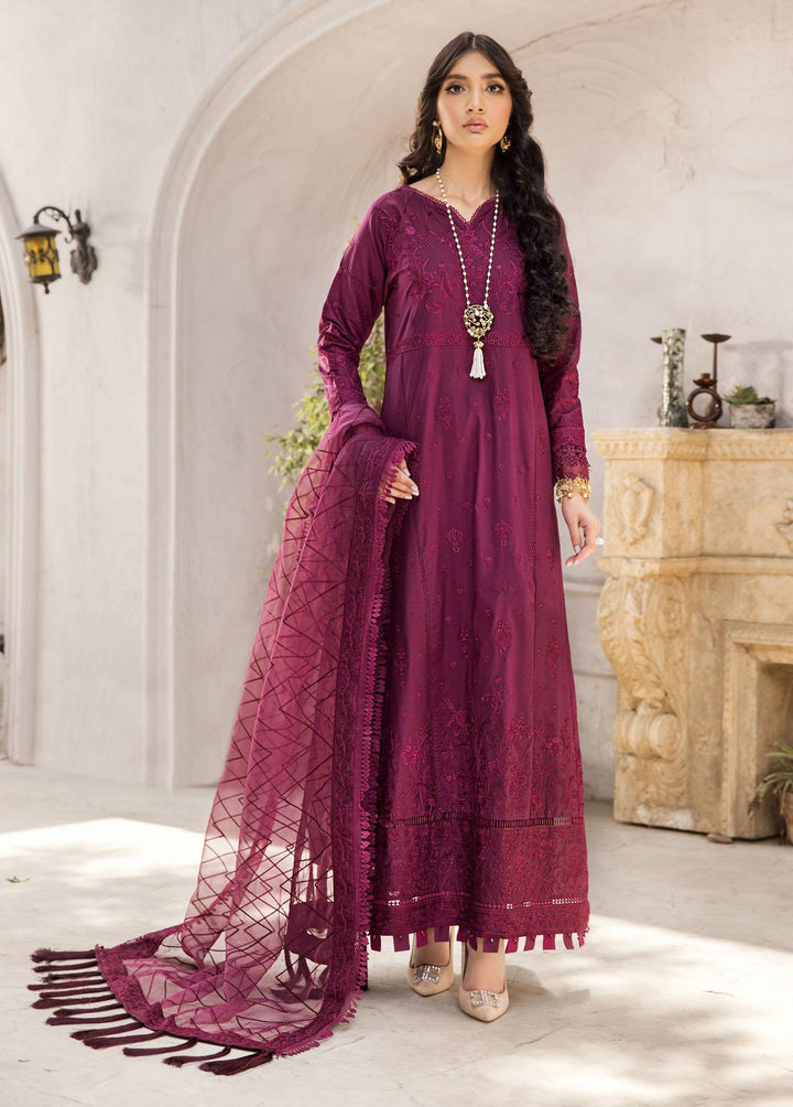 Meharma By Farasha Embroidered Lawn Suits Unstitched 3 Piece FSH22M 06 Azal - Festive Collection