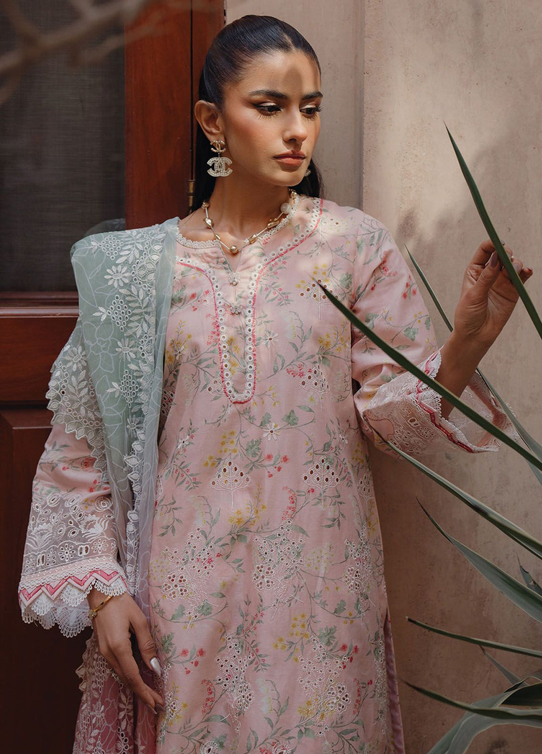 Farozaan By Xenia Formals Embroidered Lawn Suit Unstitched 3 Piece ZE24F 02 Zubeena - Summer Collection