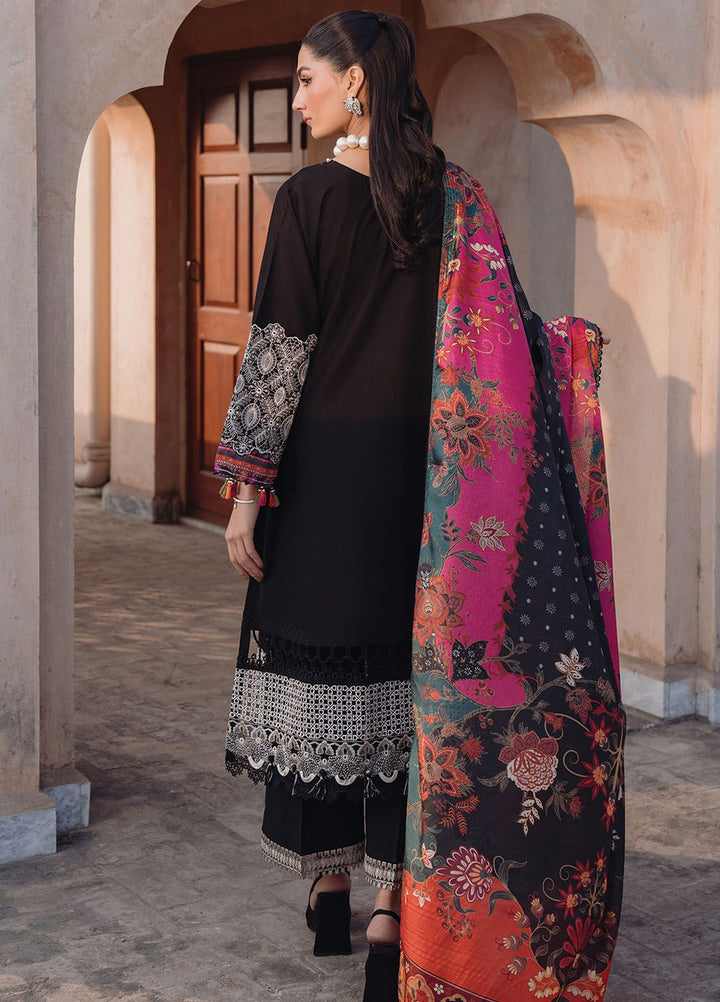 Farozaan By Xenia Formals Embroidered Lawn Suit Unstitched 3 Piece ZE24F 05 Adan - Summer Collection
