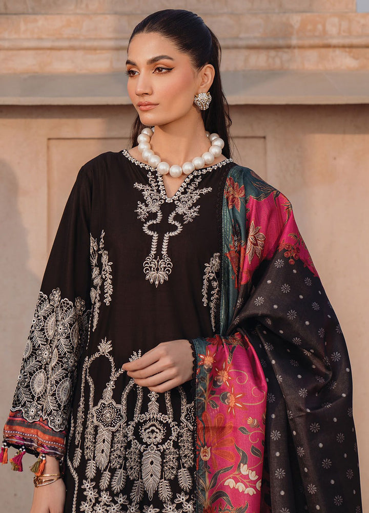 Farozaan By Xenia Formals Embroidered Lawn Suit Unstitched 3 Piece ZE24F 05 Adan - Summer Collection