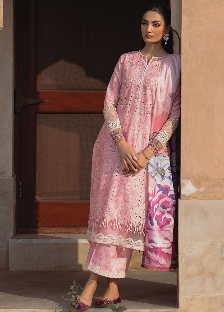 Farozaan By Xenia Formals Embroidered Lawn Suit Unstitched 3 Piece ZE24F 07 Afaf - Summer Collection