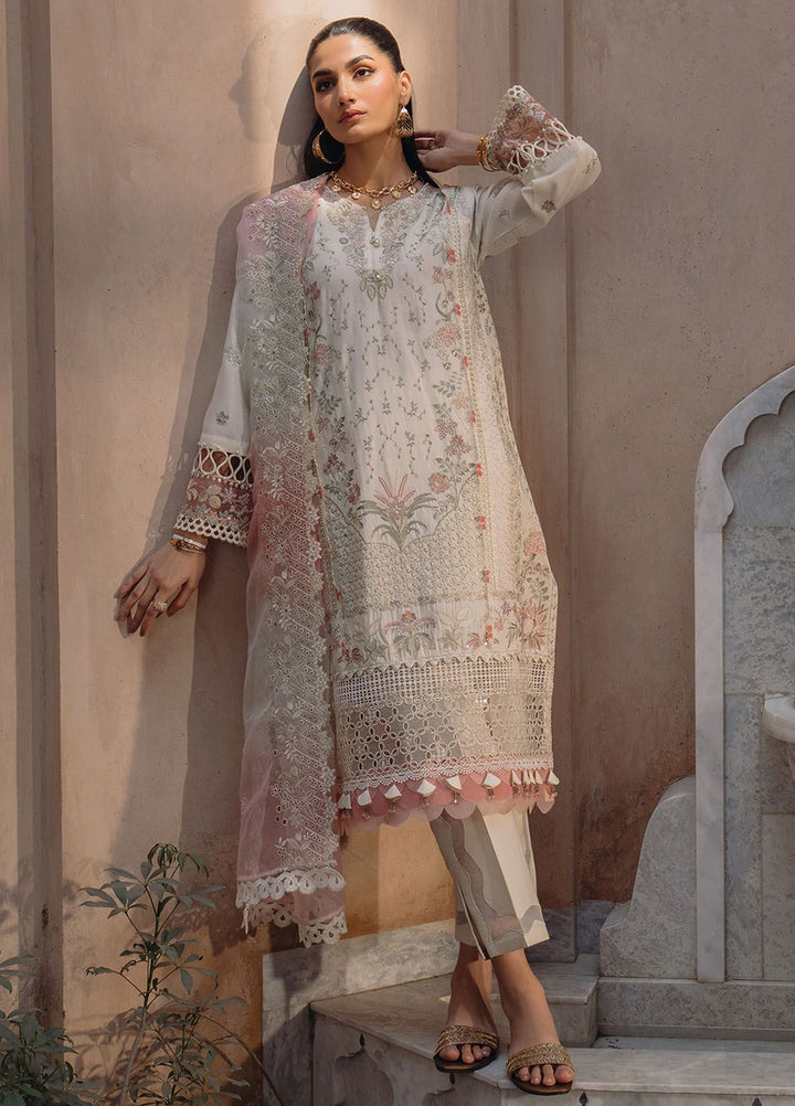 Farozaan By Xenia Formals Embroidered Lawn Suit Unstitched 3 Piece ZE24F 09 Varta - Summer Collection