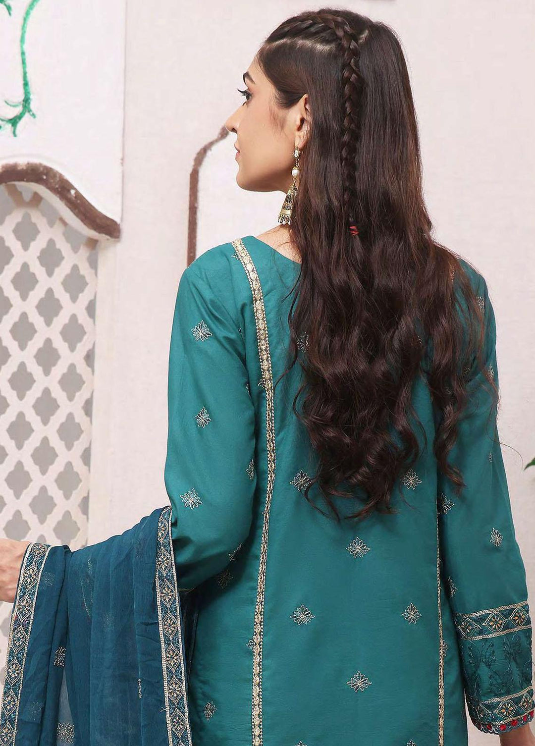 Fasana By Aahang Embroidered Lawn Suits Unstitched 3 Piece ANG23F Ayleen - Summer Collection