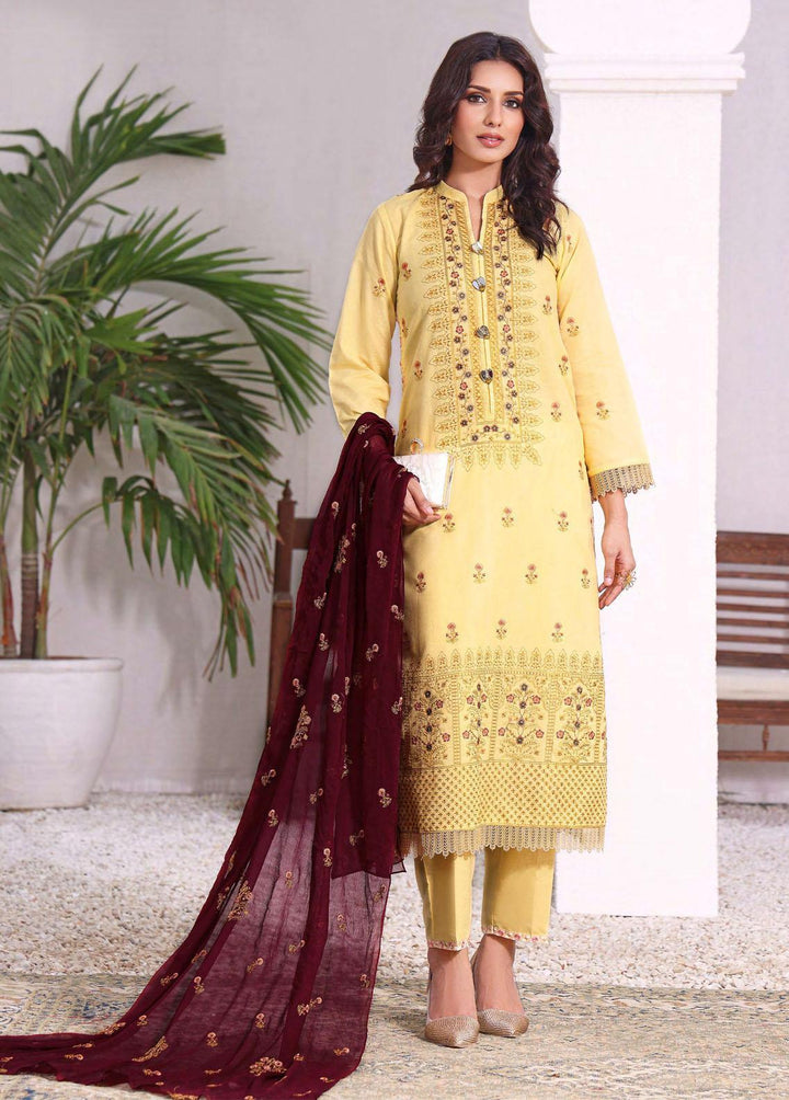 Fasana By Aahang Embroidered Lawn Suits Unstitched 3 Piece ANG23F Azal - Summer Collection