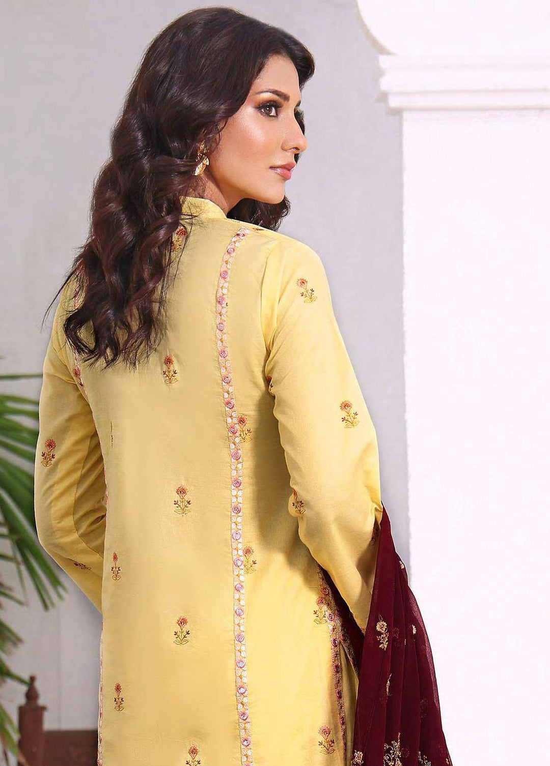 Fasana By Aahang Embroidered Lawn Suits Unstitched 3 Piece ANG23F Azal - Summer Collection