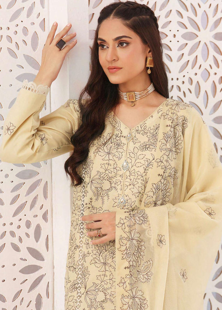 Fasana By Aahang Embroidered Lawn Suits Unstitched 3 Piece ANG23F Eva - Summer Collection