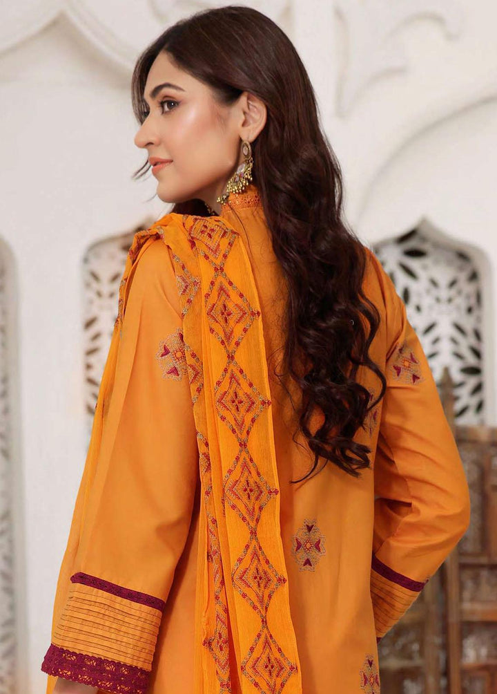 Fasana By Aahang Embroidered Lawn Suits Unstitched 3 Piece ANG23F Mahroosh - Summer Collection