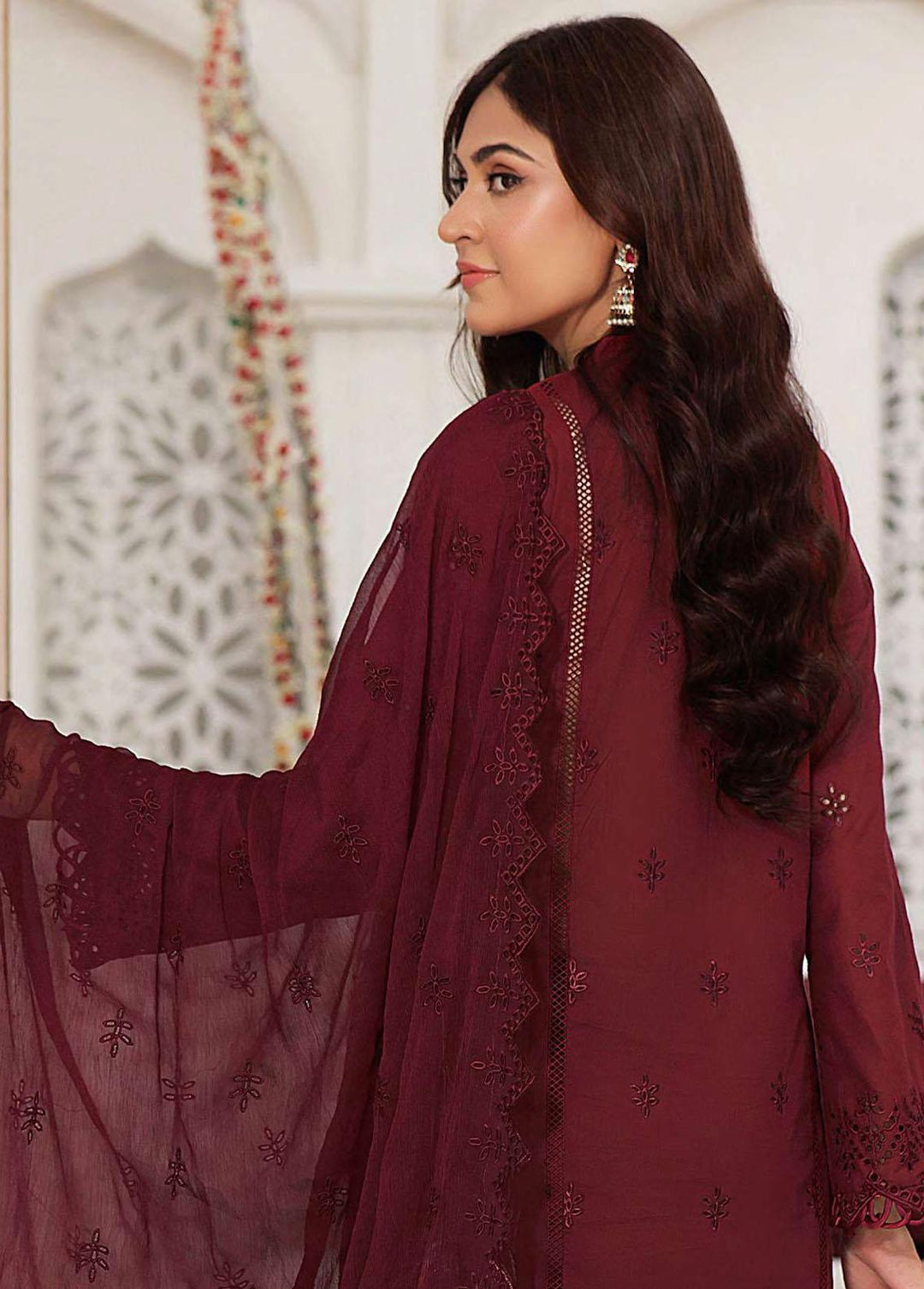 Fasana By Aahang Embroidered Lawn Suits Unstitched 3 Piece ANG23F Maya - Summer Collection