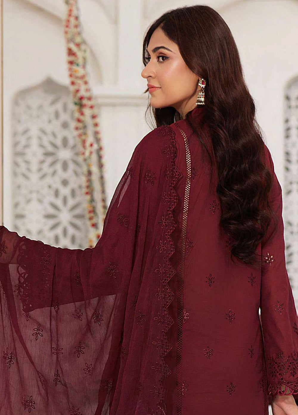 Fasana By Aahang Embroidered Lawn Suits Unstitched 3 Piece ANG23F Maya - Summer Collection