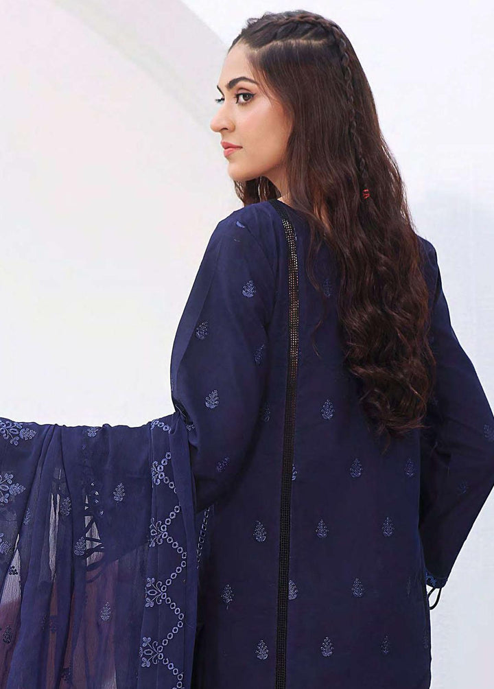 Fasana By Aahang Embroidered Lawn Suits Unstitched 3 Piece ANG23F Meharmah - Summer Collection