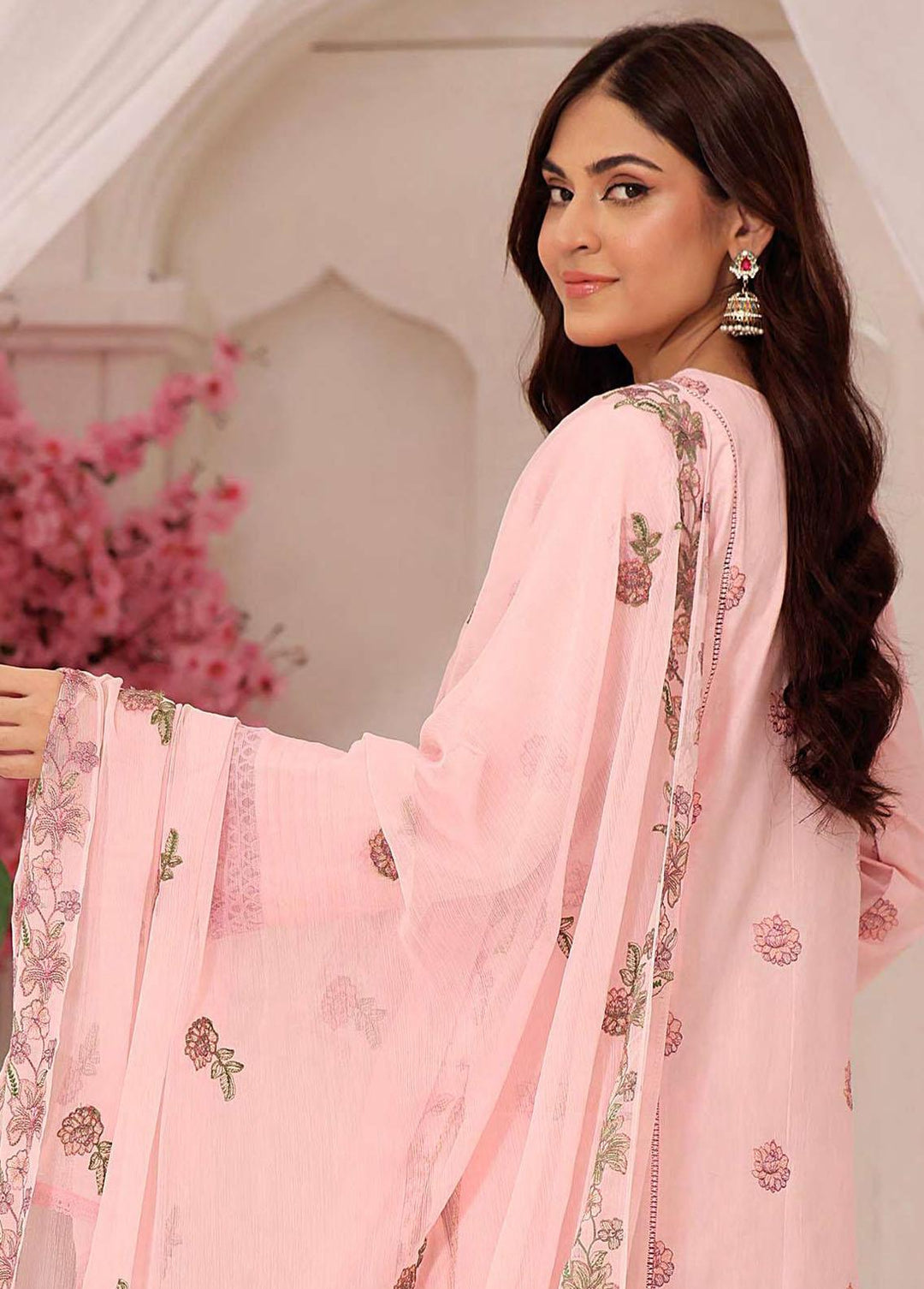 Fasana By Aahang Embroidered Lawn Suits Unstitched 3 Piece ANG23F Nooreh - Summer Collection