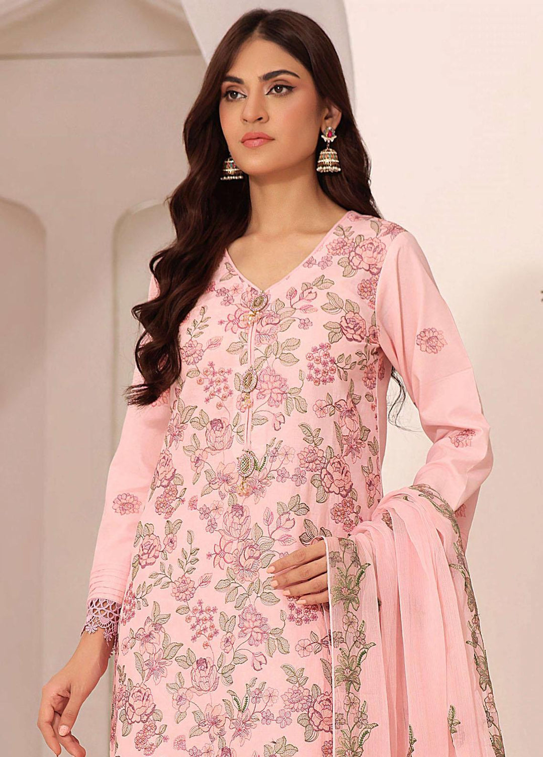 Fasana By Aahang Embroidered Lawn Suits Unstitched 3 Piece ANG23F Nooreh - Summer Collection