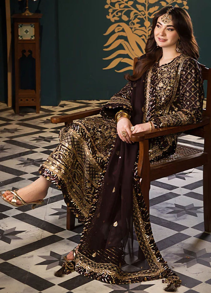 Fasana-e-Ishq By Asim Jofa Embroidered Lawn Suit Unstitched 3 Piece AJ24F AJFI-04 - Luxury Collection