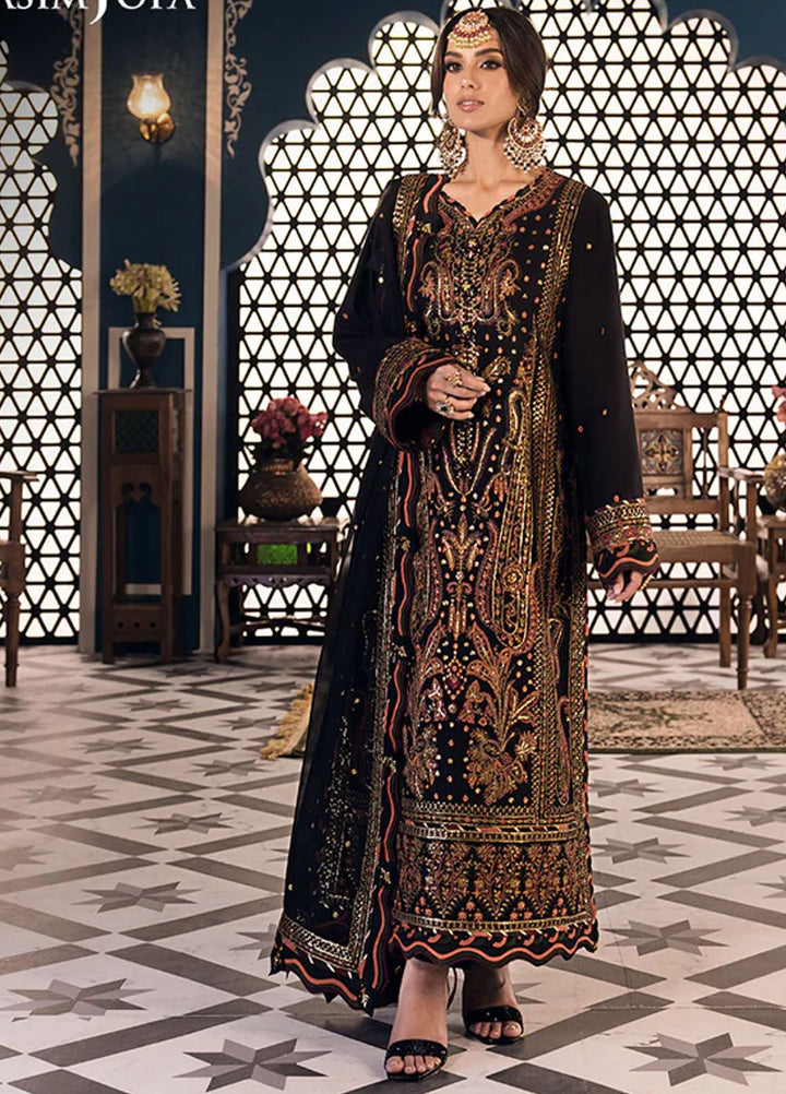 Fasana-e-Ishq By Asim Jofa Embroidered Lawn Suit Unstitched 3 Piece AJ24F AJFI-05 - Luxury Collection
