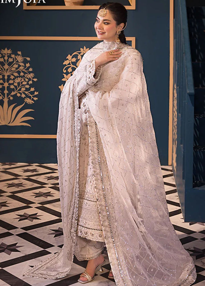 Fasana-e-Ishq By Asim Jofa Embroidered Lawn Suit Unstitched 3 Piece AJ24F AJFI-08 - Luxury Collection