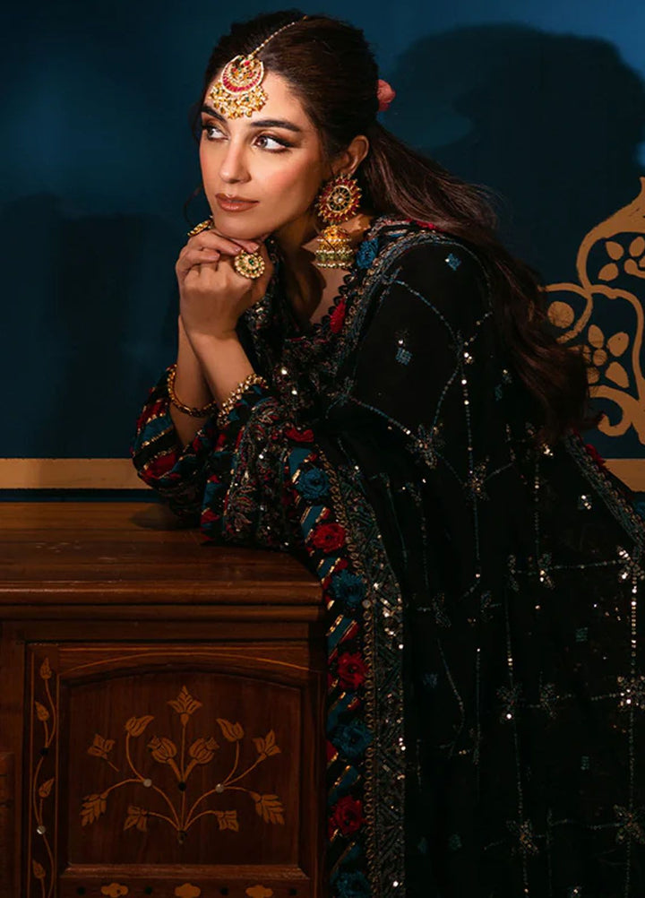 Fasana-e-Ishq By Asim Jofa Embroidered Lawn Suit Unstitched 3 Piece AJ24F AJFI-14 - Luxury Collection