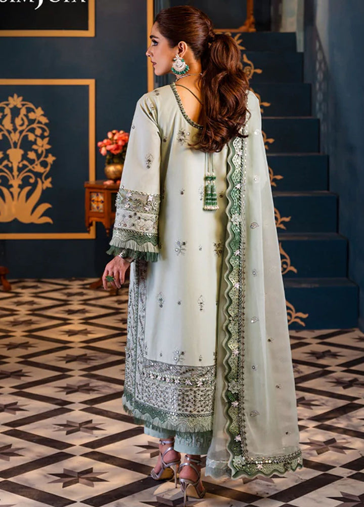 Fasana-e-Ishq By Asim Jofa Embroidered Lawn Suit Unstitched 3 Piece AJ24F AJFI-17 - Luxury Collection