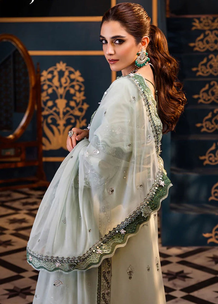 Fasana-e-Ishq By Asim Jofa Embroidered Lawn Suit Unstitched 3 Piece AJ24F AJFI-17 - Luxury Collection