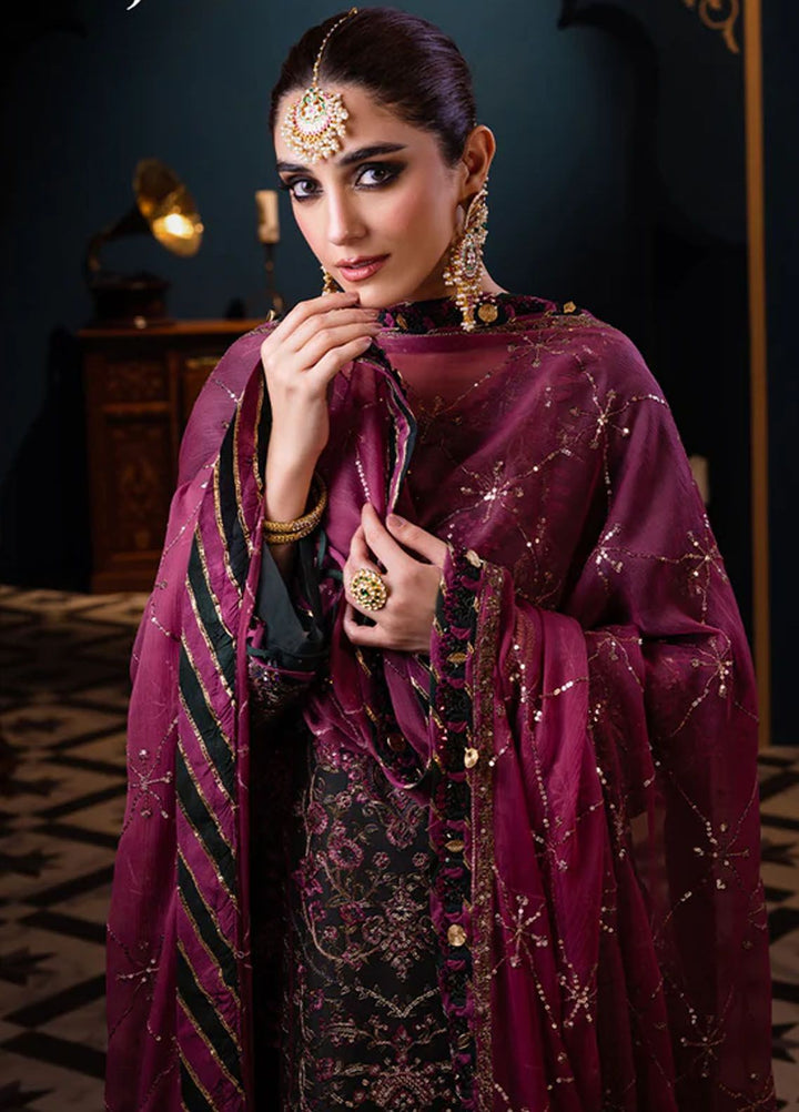 Fasana-e-Ishq By Asim Jofa Embroidered Lawn Suit Unstitched 3 Piece AJ24F AJFI-23 - Luxury Collection