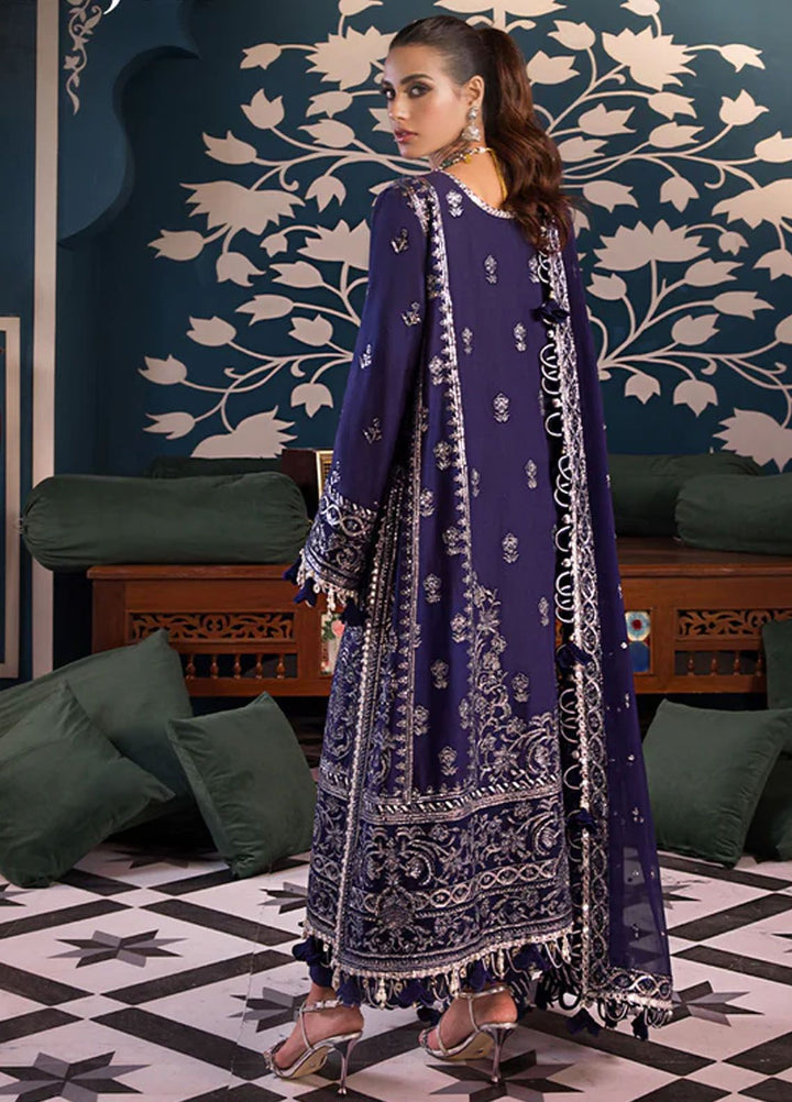 Fasana-e-Ishq By Asim Jofa Embroidered Lawn Suit Unstitched 3 Piece AJ24F AJFI-25 - Luxury Collection