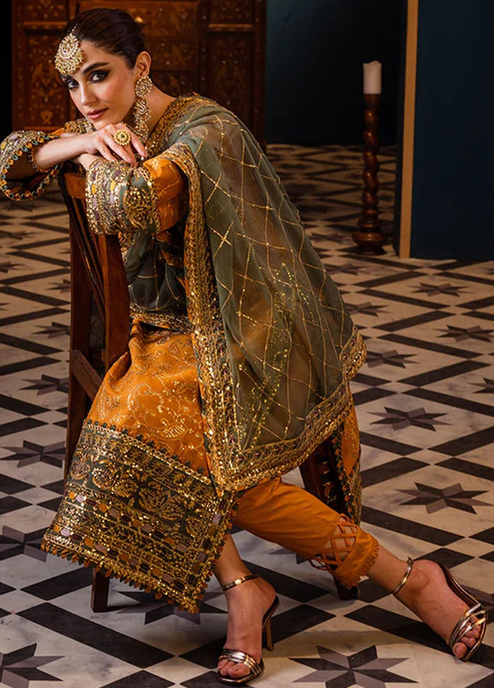 Fasana-e-Ishq By Asim Jofa Embroidered Lawn Suit Unstitched 3 Piece AJ24F AJFI-26 - Luxury Collection