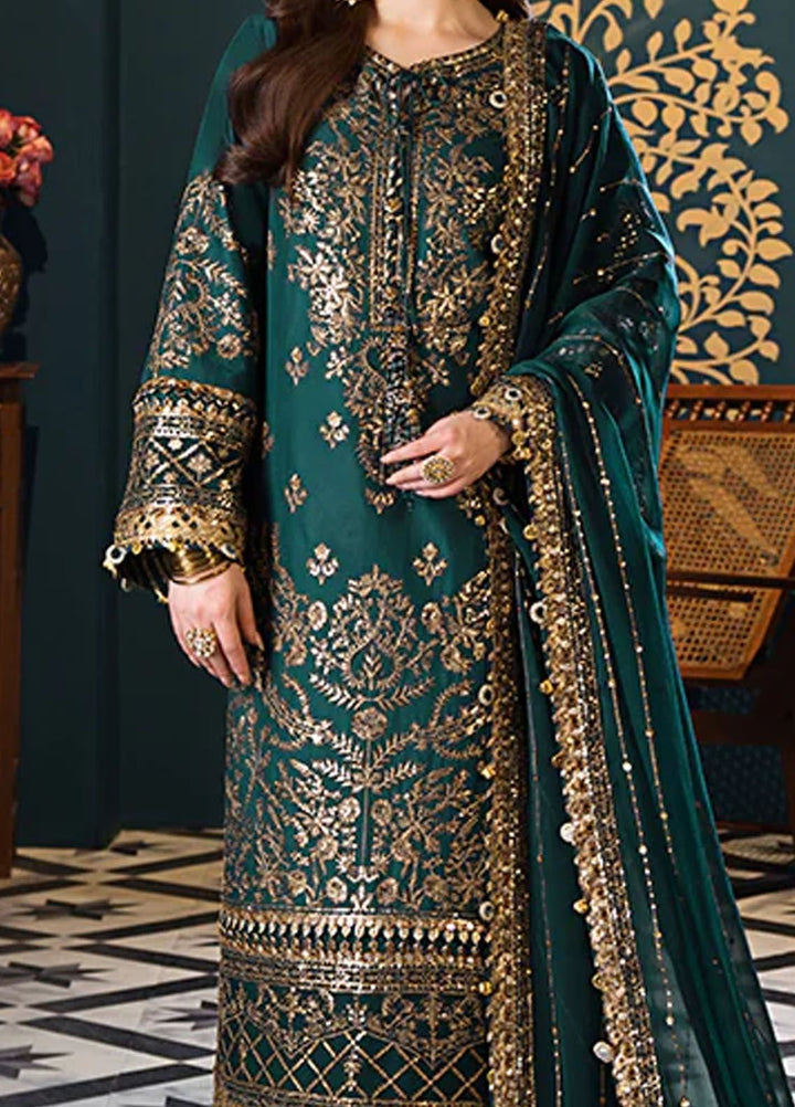 Fasana-e-Ishq By Asim Jofa Embroidered Lawn Suit Unstitched 3 Piece AJ24F AJFI-30 - Luxury Collection
