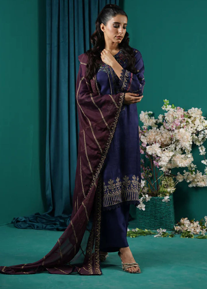 Fascino Embroidered Chiffon Suits Unstitched 3 Piece Venus - Festive Collection