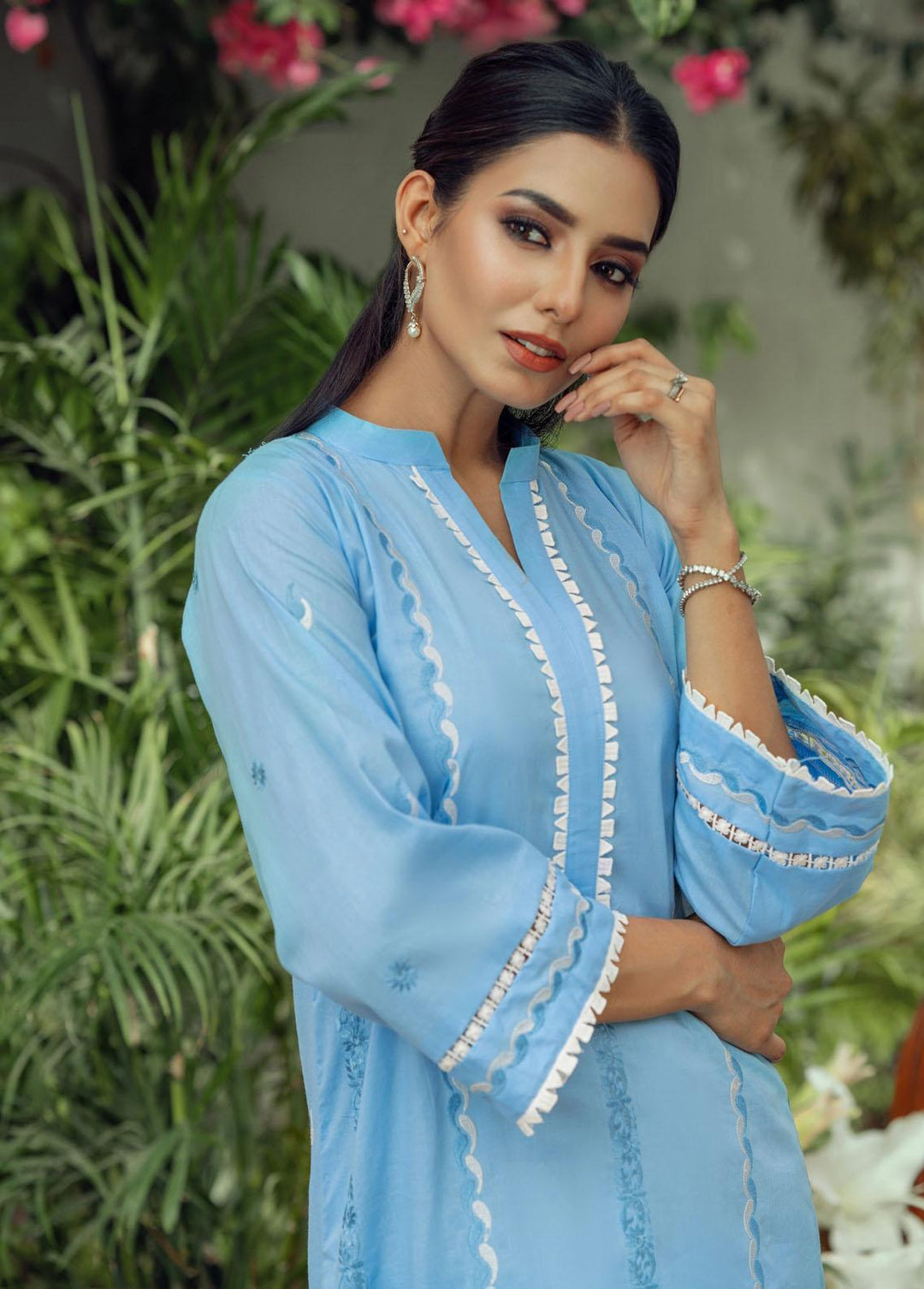 Fascino Pret Embroidered Cotton 3 Piece Suit RADIANT