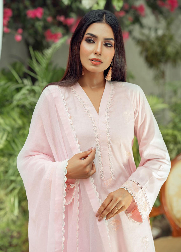 Fascino Embroidered Cotton Suits Unstitched 2 Piece FN22ENT PEAR  - Summer Collection