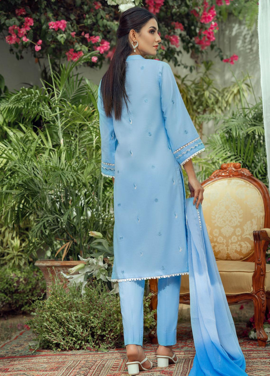 Fascino Embroidered Cotton Suits Unstitched 2 Piece FN22ENT RADIANT - Summer Collection