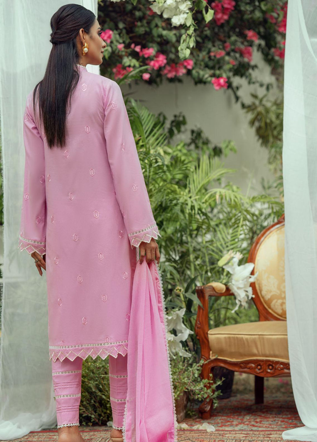 Fascino Embroidered Cotton Suits Unstitched 2 Piece FN22ENT TRILLIANT  - Summer Collection
