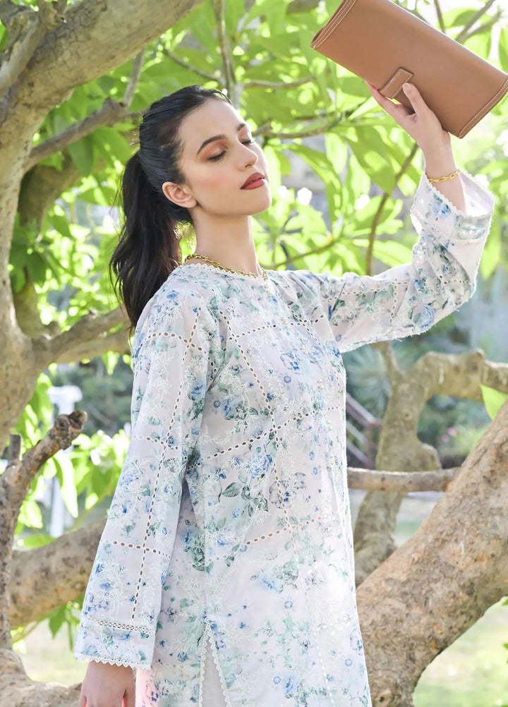 Fascino Pret Embroidered Silk 2 Piece Suit Lily