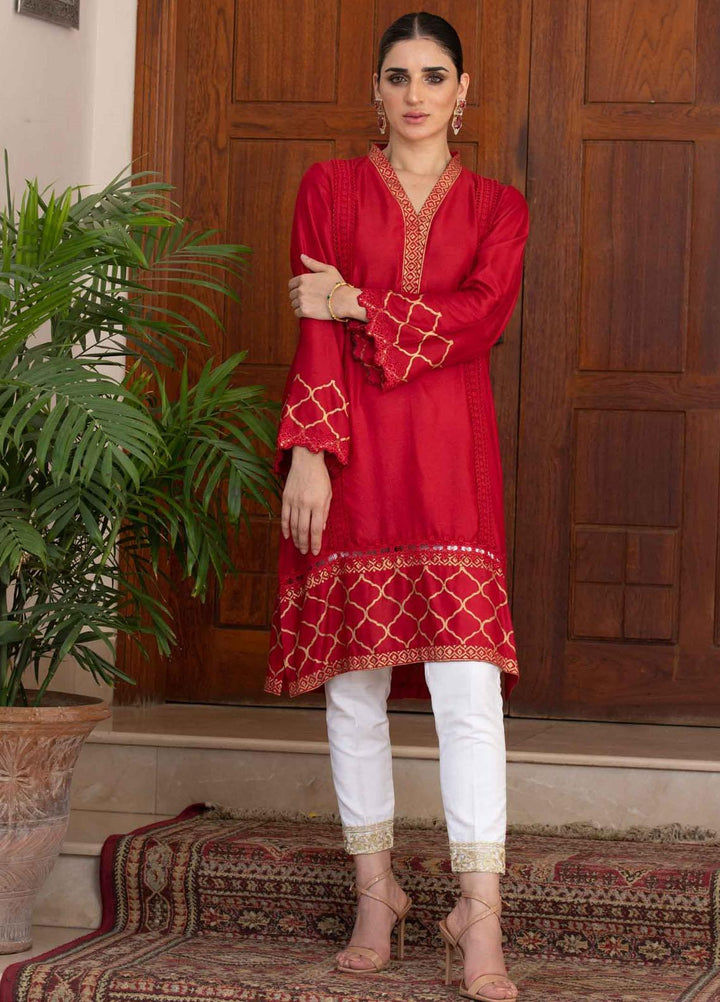 Fascino Luxury Pret  Cotton Net Shirt FN21ES ROSSIA