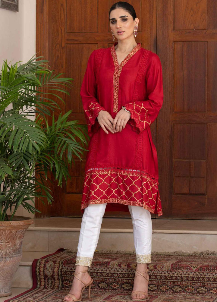 Fascino Luxury Pret  Cotton Net Shirt FN21ES ROSSIA