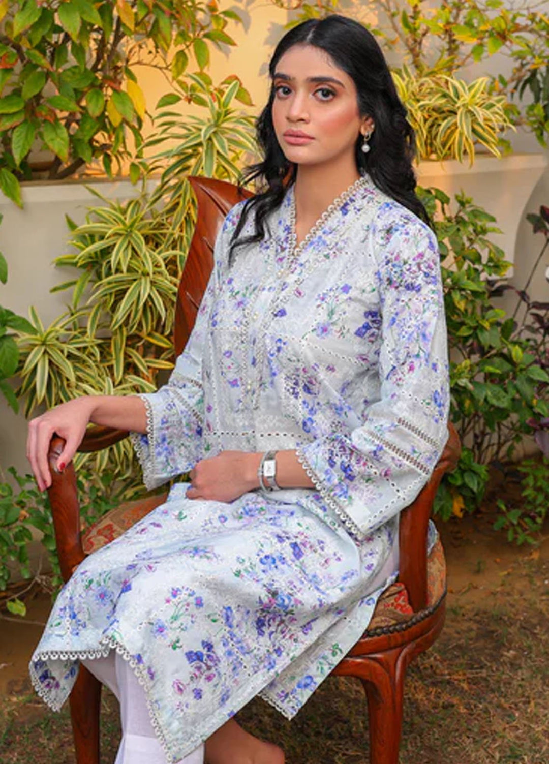 Fascino Pret Printed Cotton 2 Piece Suit Tulip