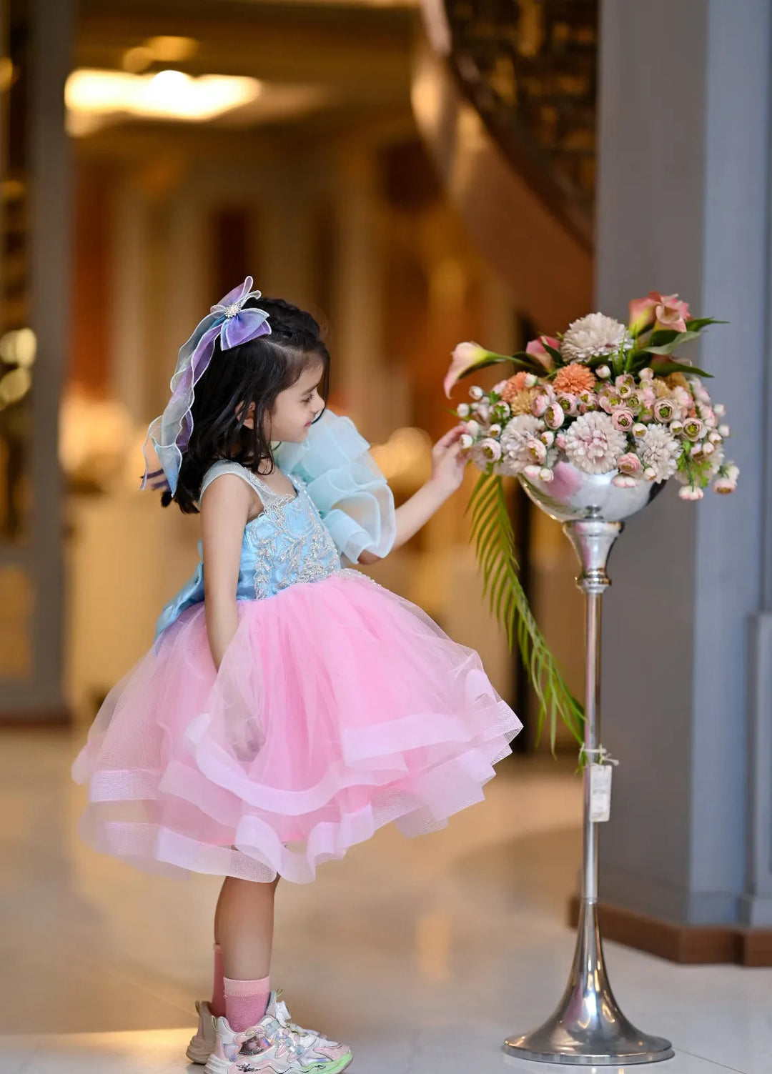 Fashion With Style Hub Pret Plain Net 1 Piece Ophira Frock