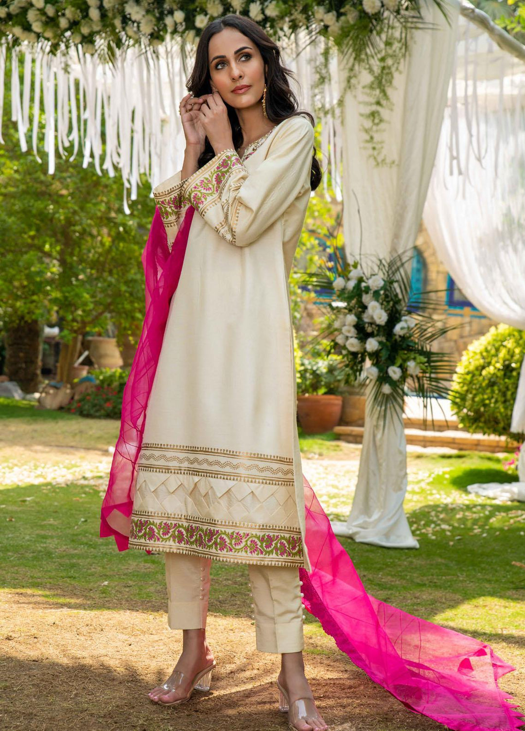 Fatima Khan Luxury Pret  Silk Shirt 5006 AMEERA