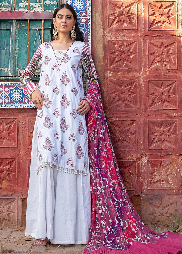 Faustina By Salitex Embroidered Lawn Suits Unstitched 3 Piece ST23F WK-01092AUT - Summer Collection