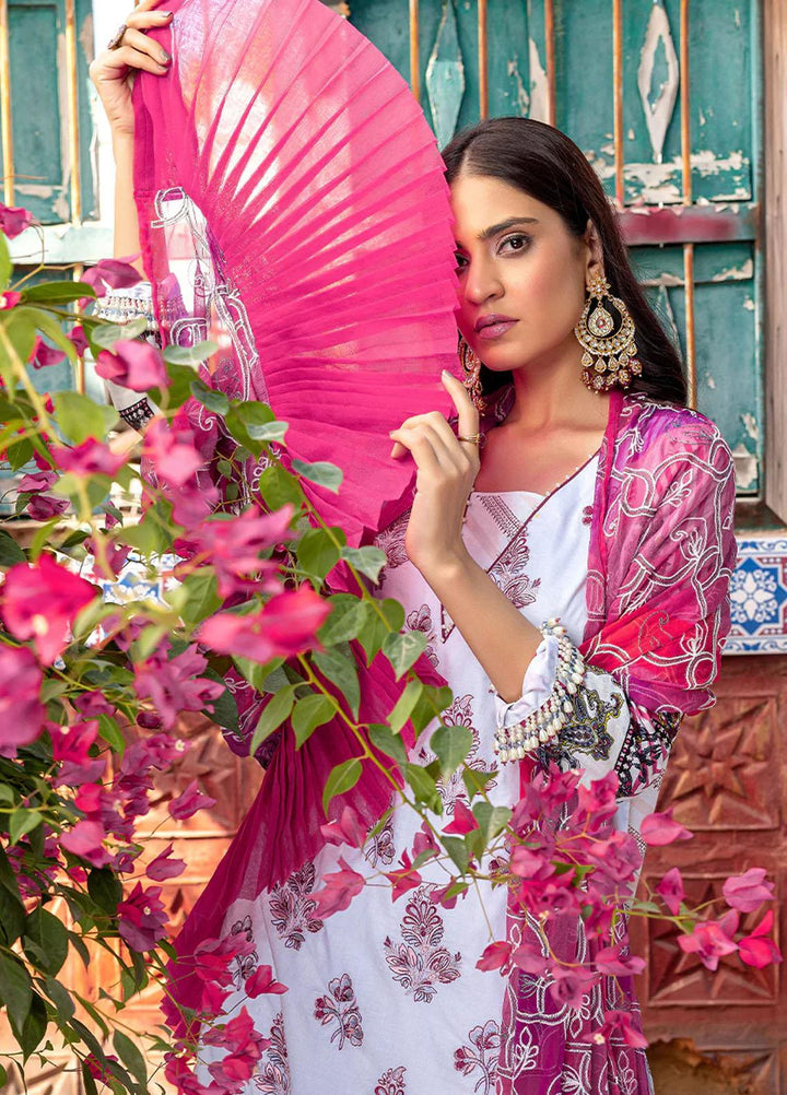 Faustina By Salitex Embroidered Lawn Suits Unstitched 3 Piece ST23F WK-01092AUT - Summer Collection