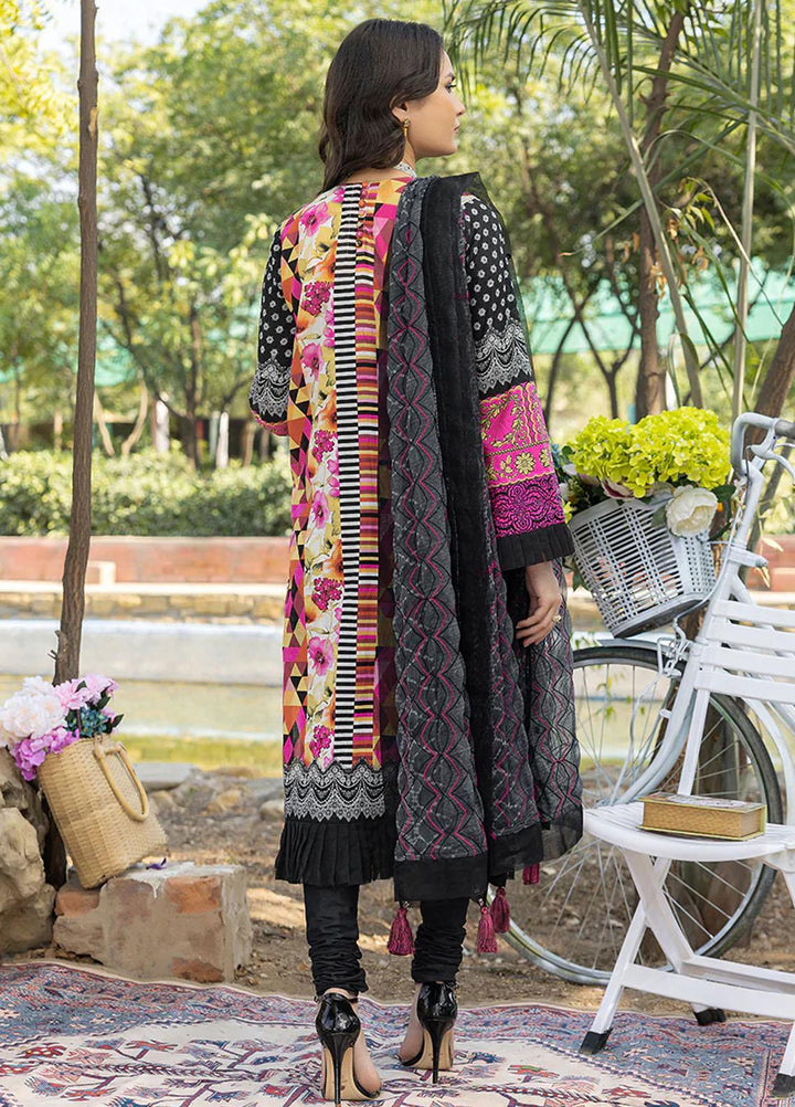 Faustina By Salitex Embroidered Lawn Suits Unstitched 3 Piece ST23F WK-01094AUT - Summer Collection