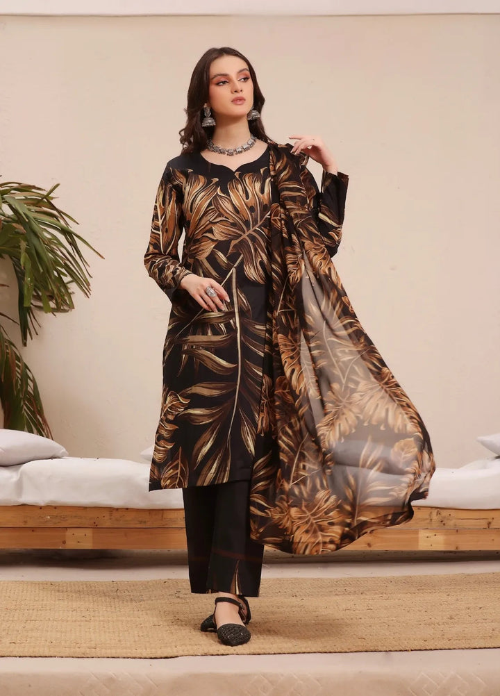 Feathers Pret Printed Lawn 3 Piece Suit Alexandra