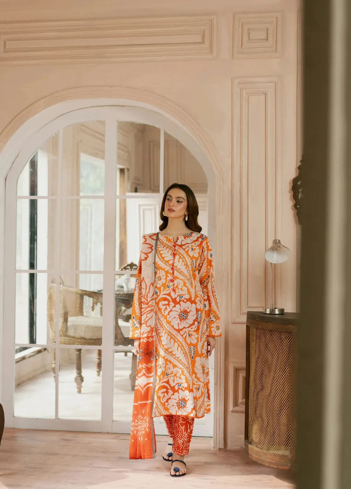 Feathers Pret Printed Lawn 3 Piece Suit Aurel
